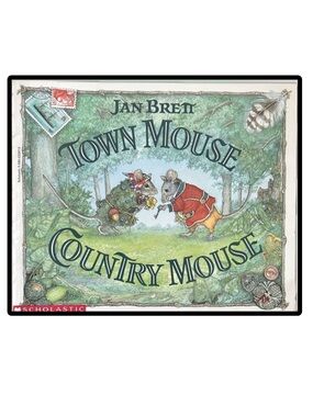 BUNDLE & SAVE 🐭Town Mouse Country Mouse Softcover Book by Jan Brett